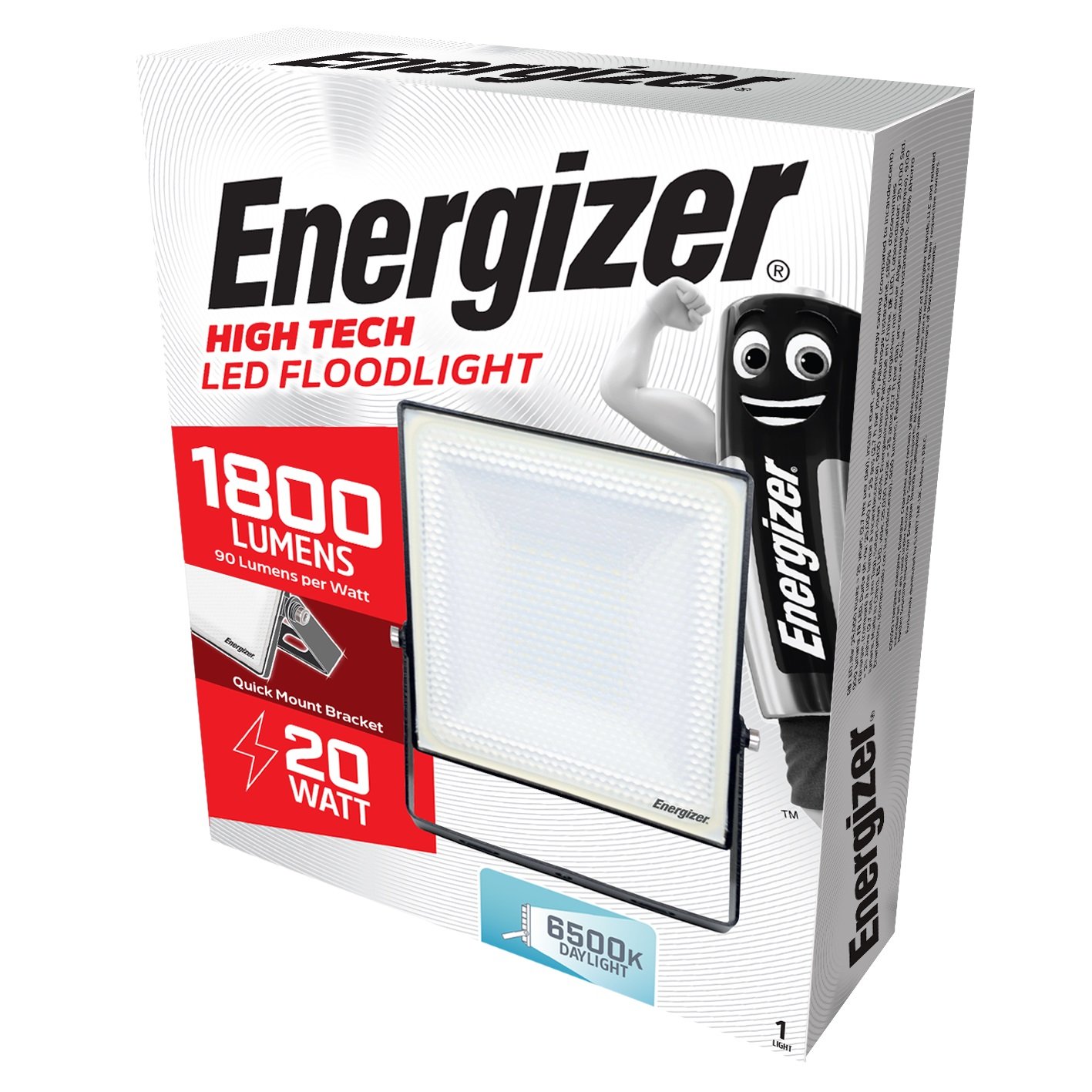 ENERGIZER 20W LED FLOODLIGHT 1800 LUMENS
