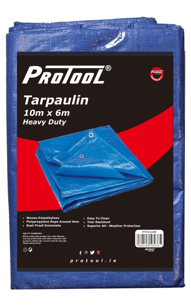 PROTOOL TARPAULIN 10M x 6M H-DUTY