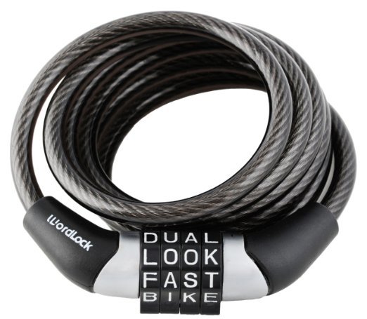 ERA 6FT WORDLOCK 4 DIAL CABLE LOCK