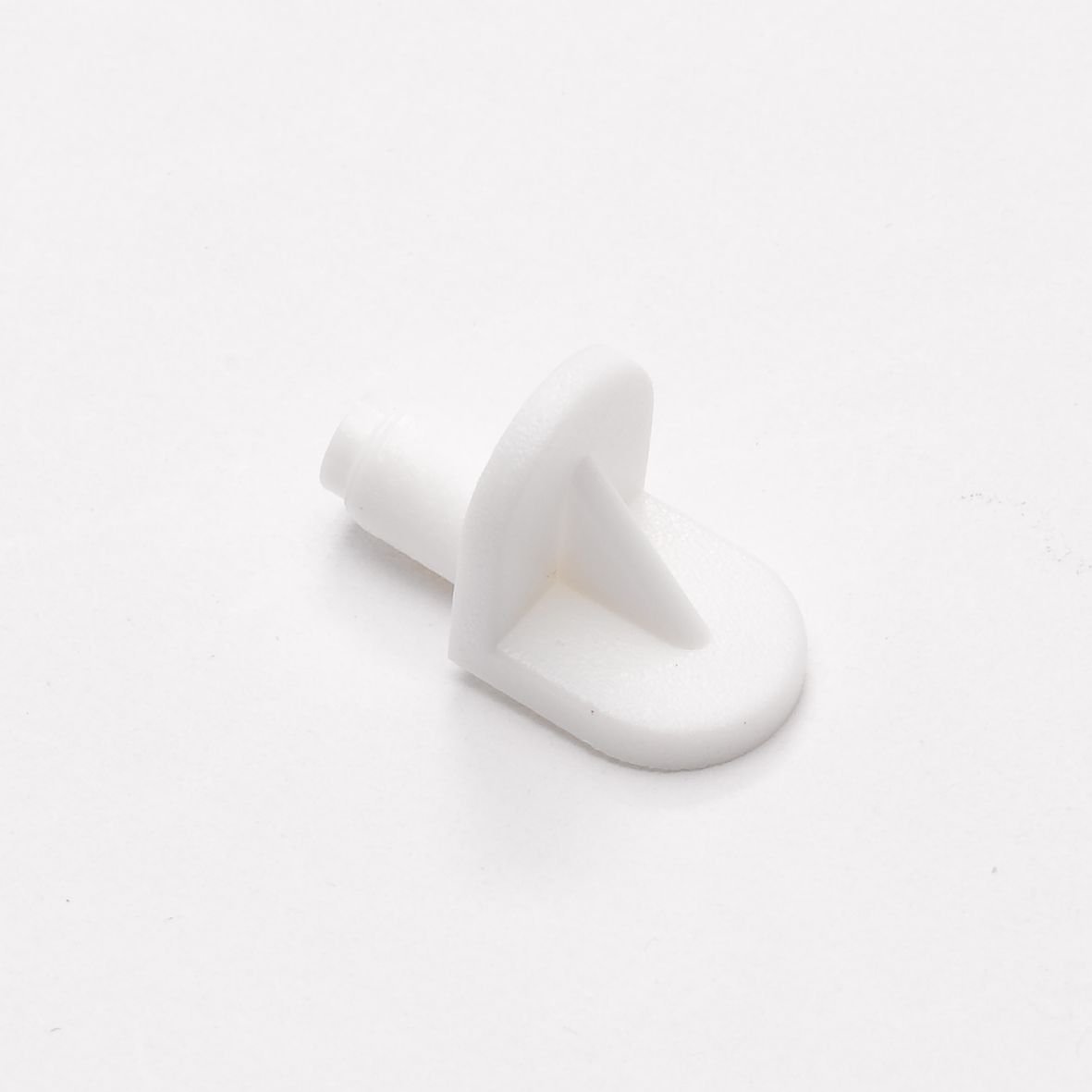 PREMIER 20 PCE SHELF SUPPORT PUSH-IN WHITE PLASTIC