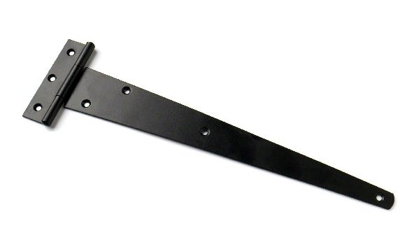 PREMIER 2 PCE 12" BLACK JAPANNED HEAVY DUTY 'T' HINGE