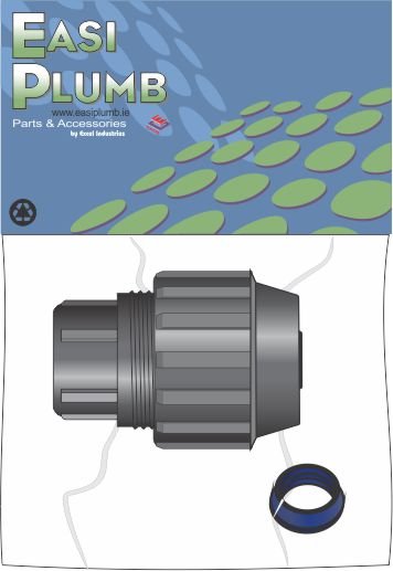 Easi Plumb 3/4" Poly Gripmax End Cap for NG & HG LDPE Pipe