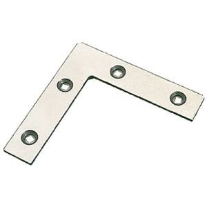 ERA 4" FLAT CORNER PLATE